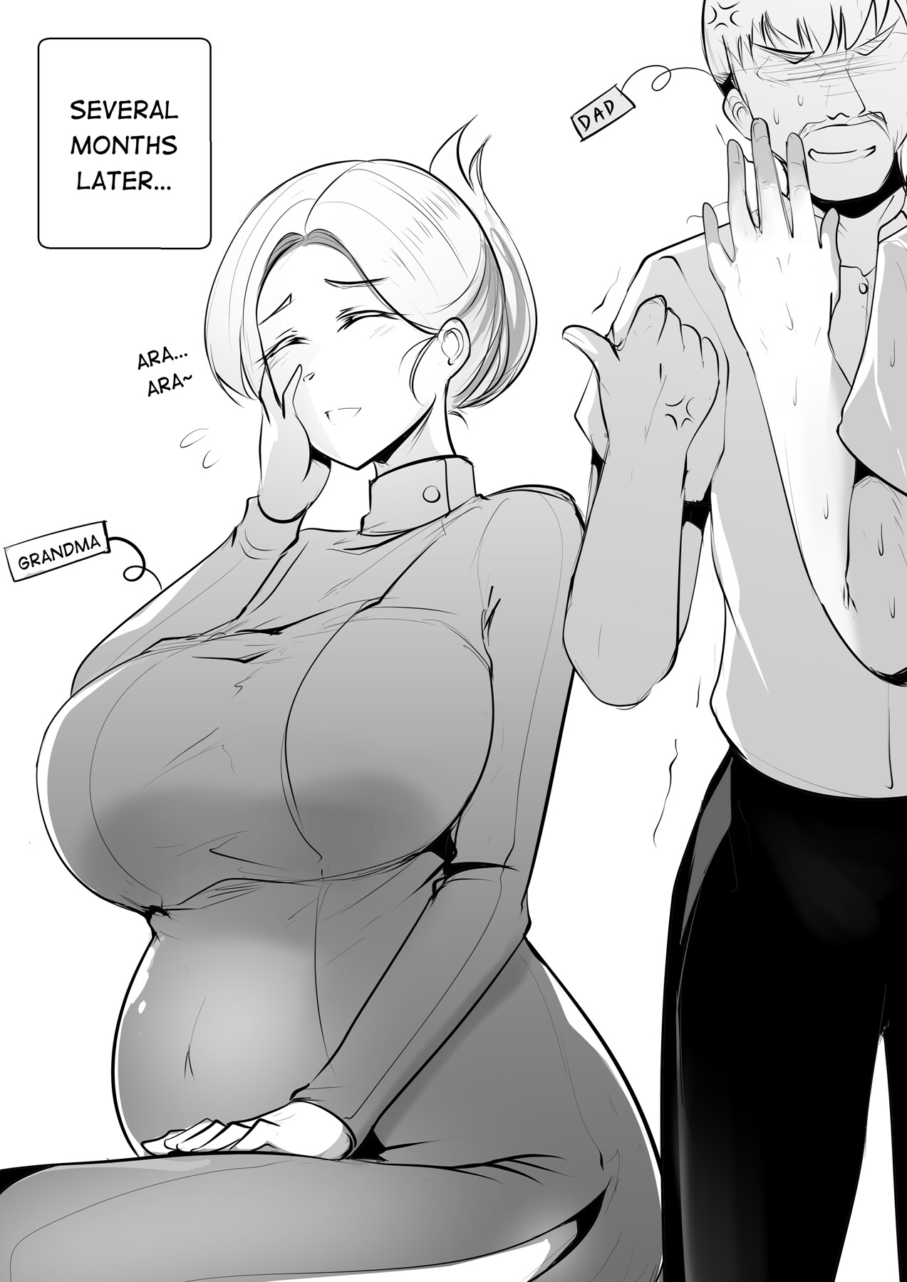 Hentai Manga Comic-Grandma's Order-Read-33